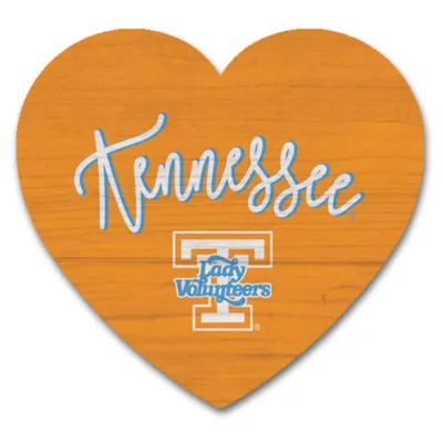  Lady Vols | Tennessee Lady Vols 3.2  X 3  Heart Shaped Magnet | Orange Mountain