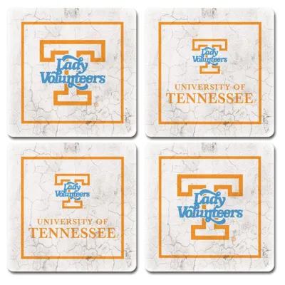  Lady Vols | Tennessee Legacy Lady Vols Ivy League Coaster 4 Pack | Orange Mountain