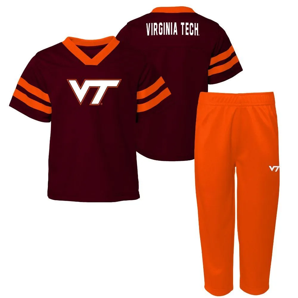 Hokies | Virginia Tech Infant Red Zone Jersey Pant Set Alumni Hall