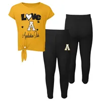 App | State Infant Forever Love Tee And Legging Set Alumni Hall