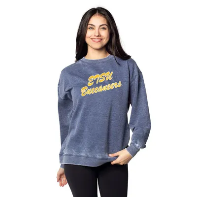 Bucs, ETSU Champion Women's Script Gingham Tee