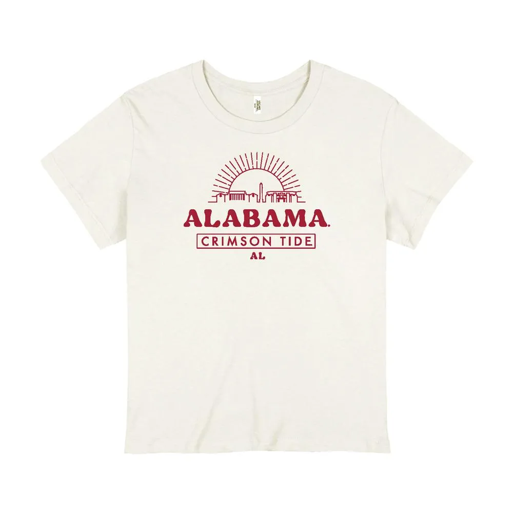 Bama | Alabama Uscape Women's Old School Boyfriend Tee Alumni Hall