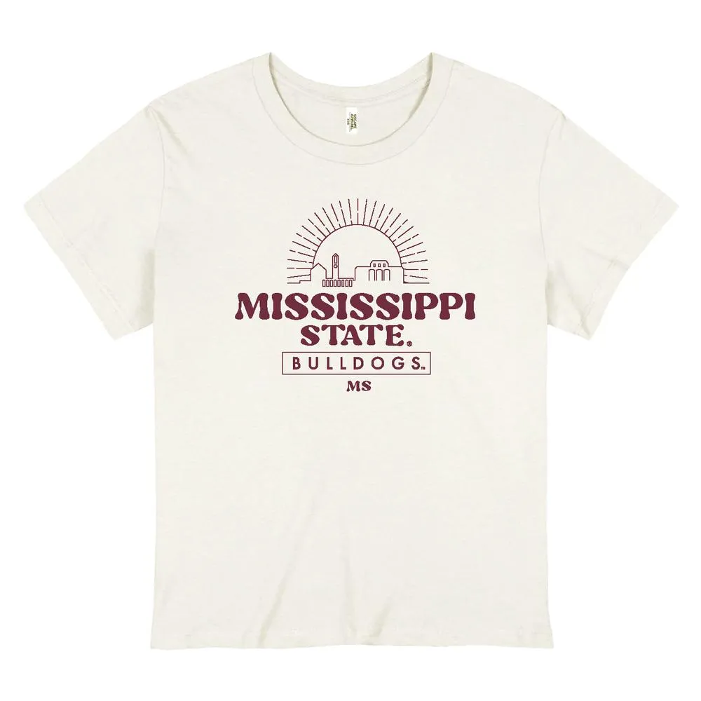 Bulldogs | Mississippi State Uscape Women's Old School Boyfriend Tee Alumni Hall