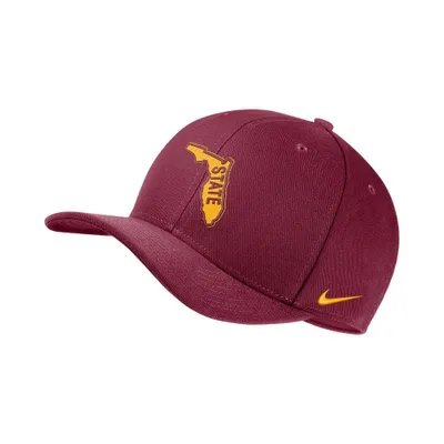 Fsu | Florida State Vault Nike C99 Swoosh Flex Fit Cap Alumni Hall