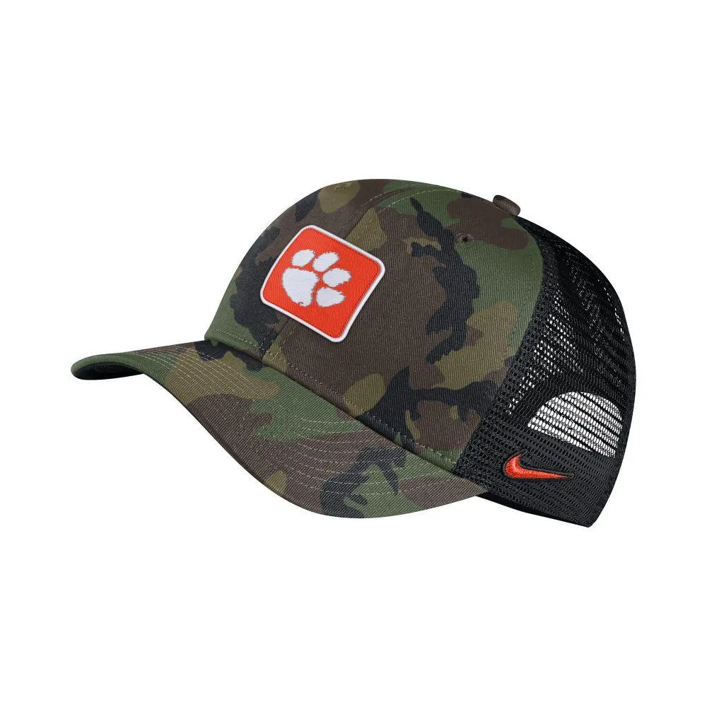  Clemson | Clemson Nike C99 Camo Trucker Adjustable Cap | Alumni Hall