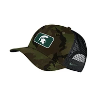 Michigan State Nike C99 Camo Trucker Adjustable Cap