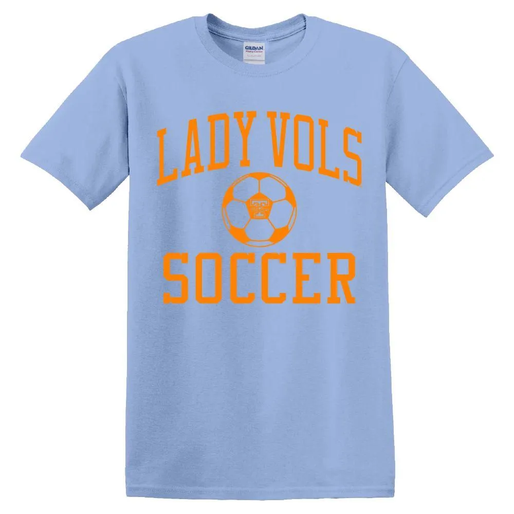 Lady Vols | Tennessee Soccer Arch Tee Orange Mountain