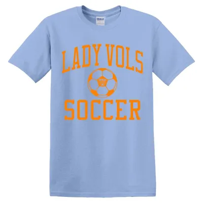 Lady Vols | Tennessee Soccer Arch Tee Orange Mountain