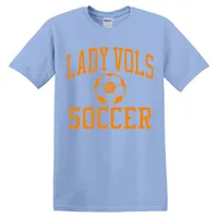 Lady Vols | Tennessee Soccer Arch Tee Orange Mountain