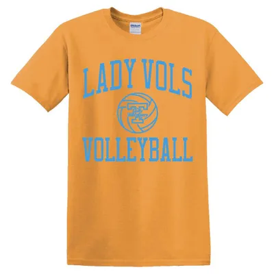 Lady Vols | Tennessee Volleyball Arch Tee Orange Mountain
