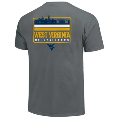 Wvu | West Virginia Campus Script Badge Comfort Colors Tee Alumni Hall