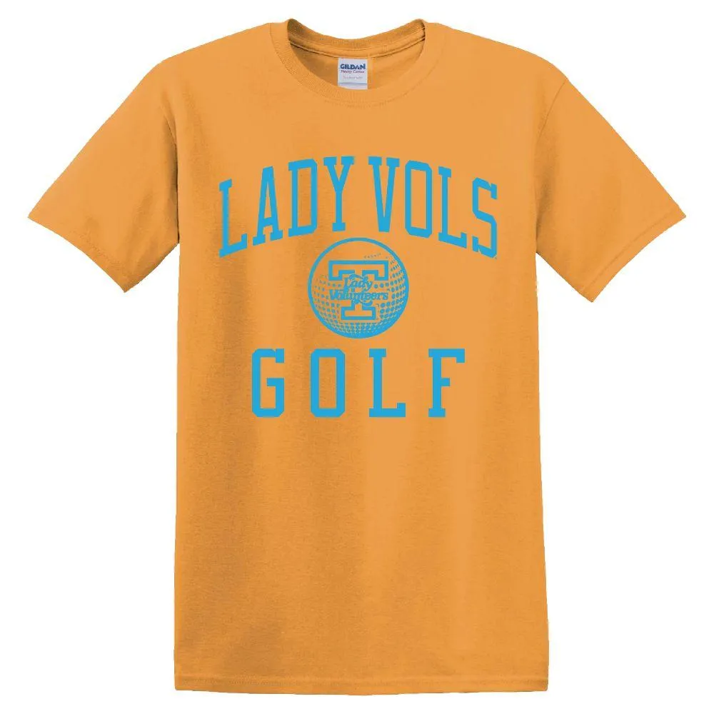 Lady Vols | Tennessee Golf Arch Tee Orange Mountain