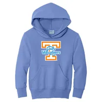 Lady Vols | Tennessee Youth Power T Fleece Hoodie Orange Mountain