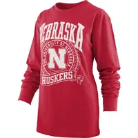 Huskers | Nebraska Pressbox Big Country Long Sleeve Top Alumni Hall