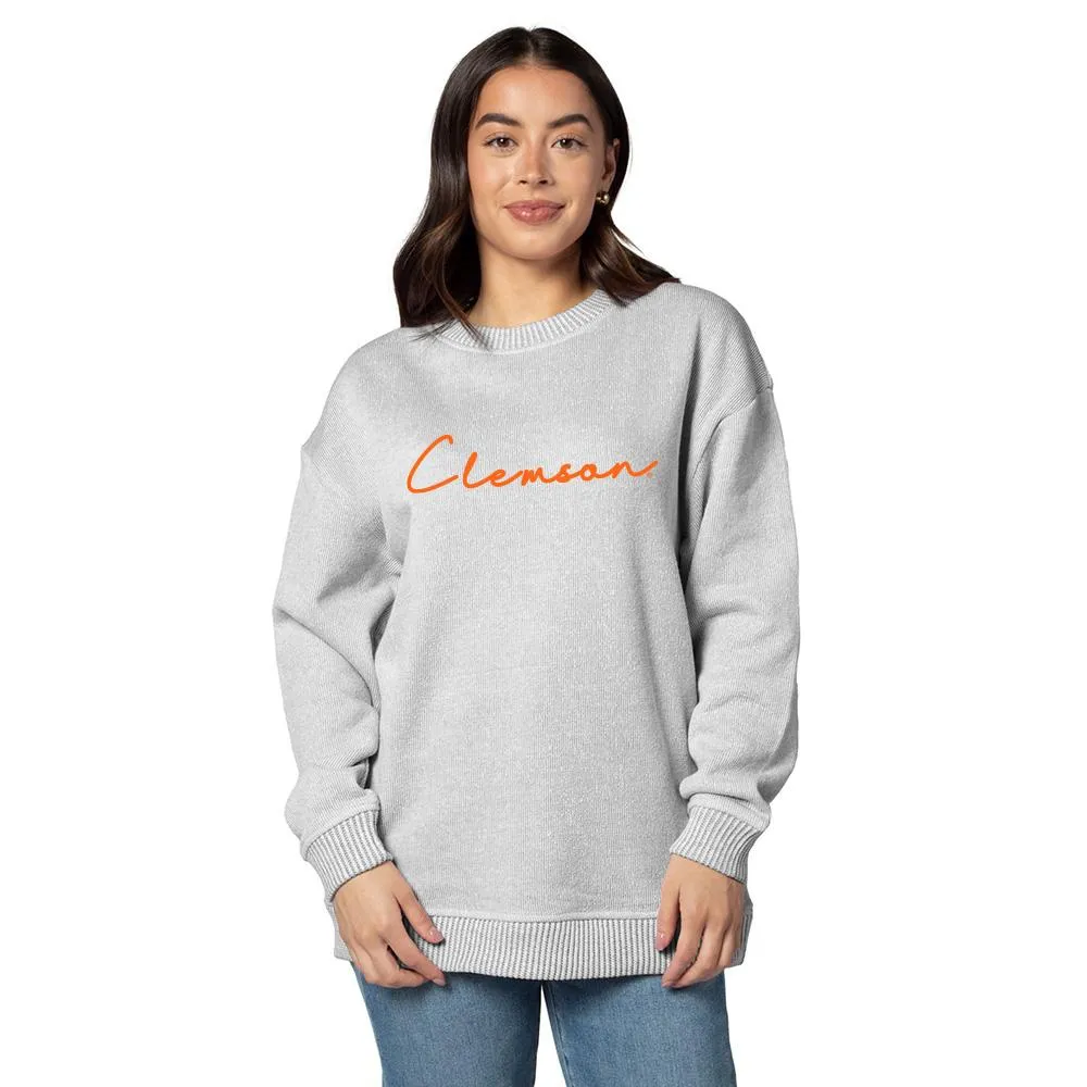 Clemson | University Girl Warm Up Crew Sweatshirt Alumni Hall