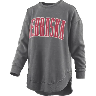 Huskers | Nebraska Pressbox Vintage Southlawn Poncho Alumni Hall