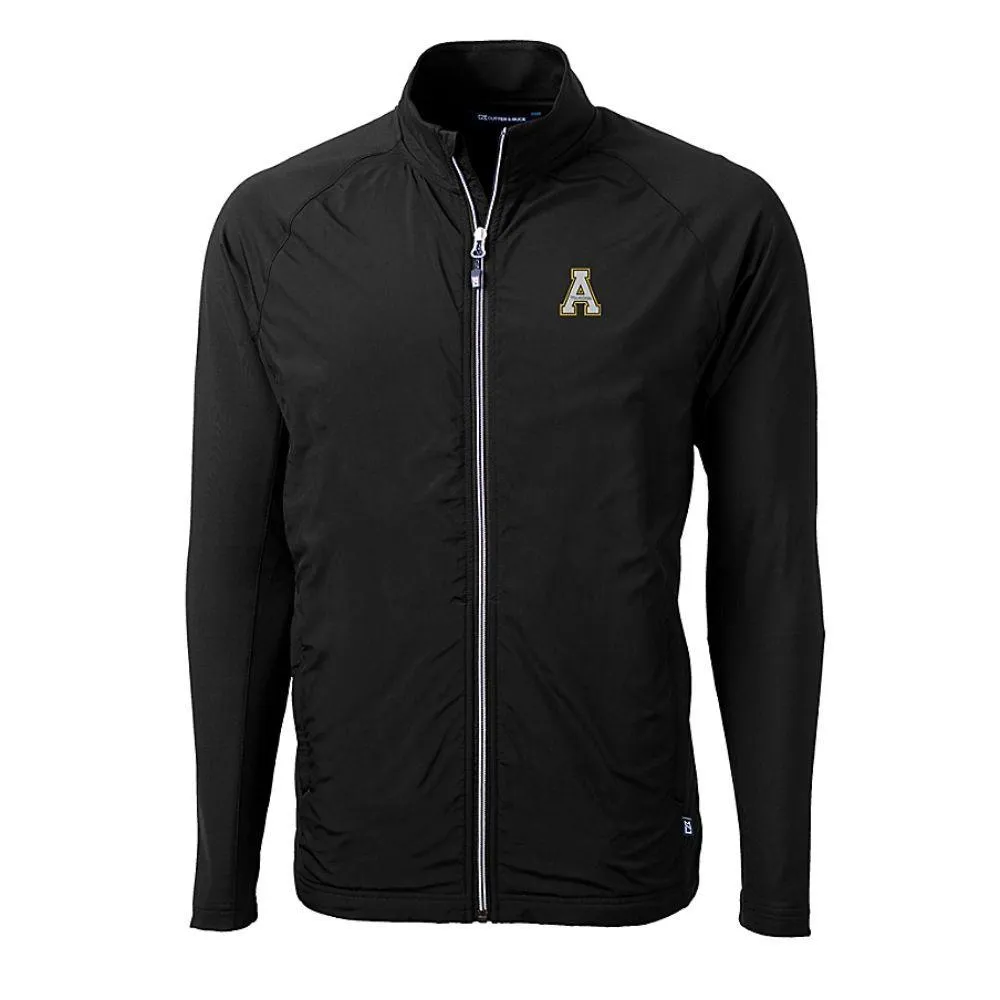 Appalachian State Cutter & Buck Eco Knit Hybrid Full Zip Jacket