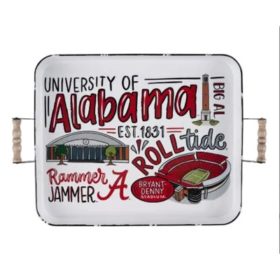  Bama | Alabama 20  X 16  Icon Enamel Tray | Alumni Hall