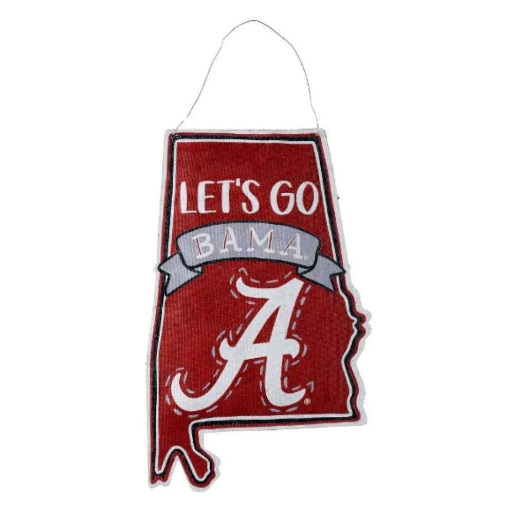  Bama | Alabama 14  X 22  Let's Go Burlee | Alumni Hall