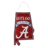  Bama | Alabama 14  X 22  Let's Go Burlee | Alumni Hall