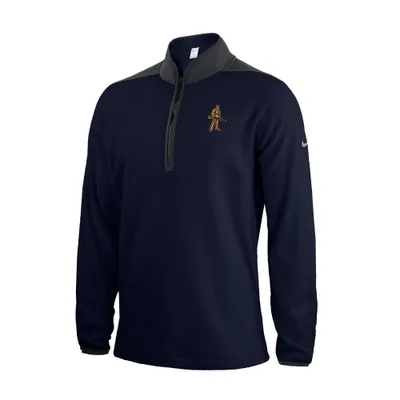 Wvu | Vault Nike Golf Victory Therma Fit 1/2 Zip Alumni Hall