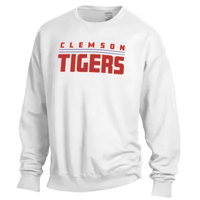 Clemson | Comfort Wash Retro Bar Crewneck Alumni Hall