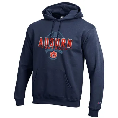 Aub | Auburn Champion Football Wordmark Hoodie Alumni Hall