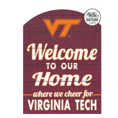  Hokies | Virginia Tech 16  X 22  Welcome To Our Home Sign | Alumni Hall