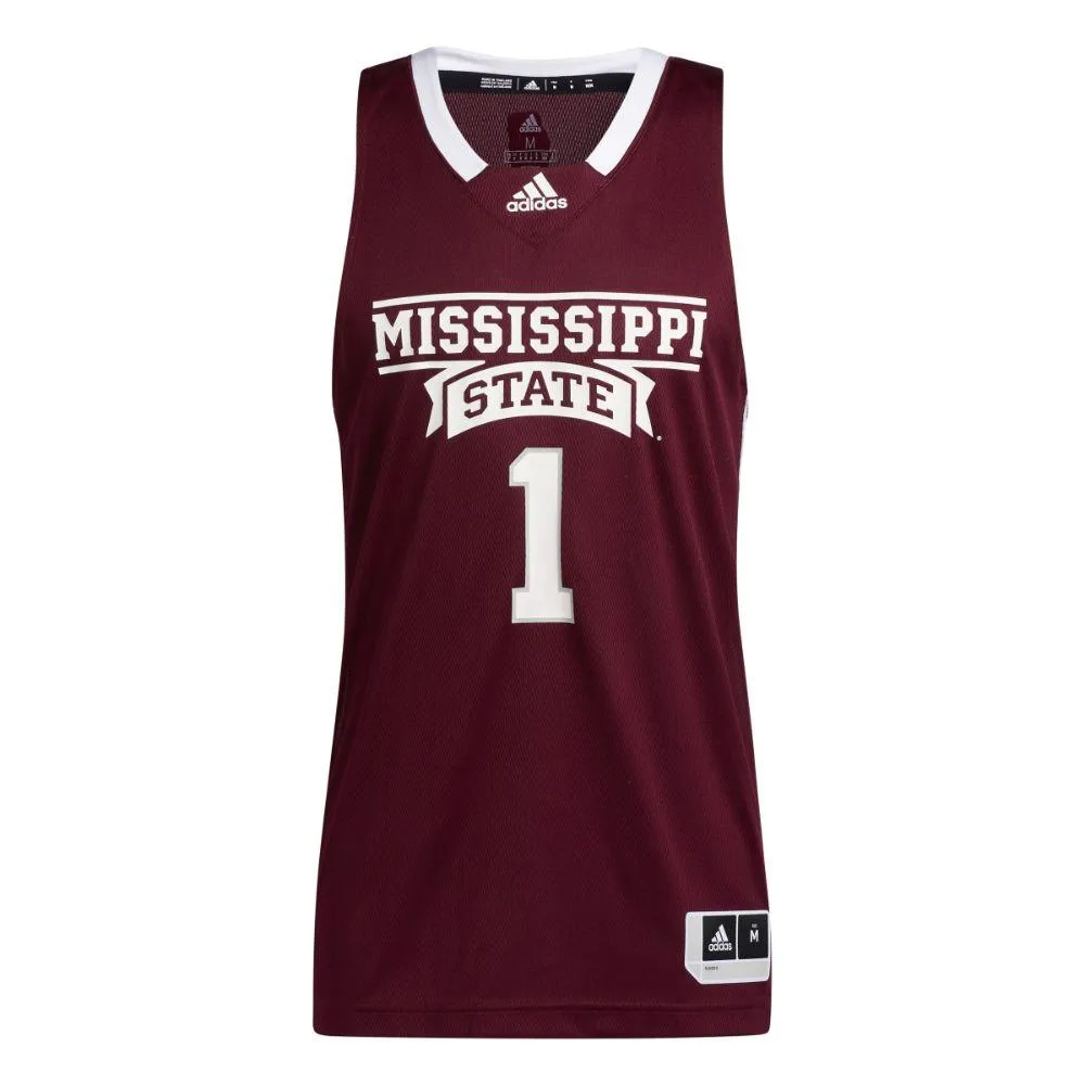 Bulldogs | Mississippi State Adidas Swingman Basketball Jersey Alumni Hall