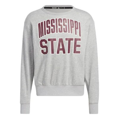 Bulldogs | Mississippi State Adidas Locker Heritage Arch Crew Alumni Hall