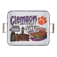  Clemson | Clemson 20  X 16  Icon Enamel Tray | Alumni Hall