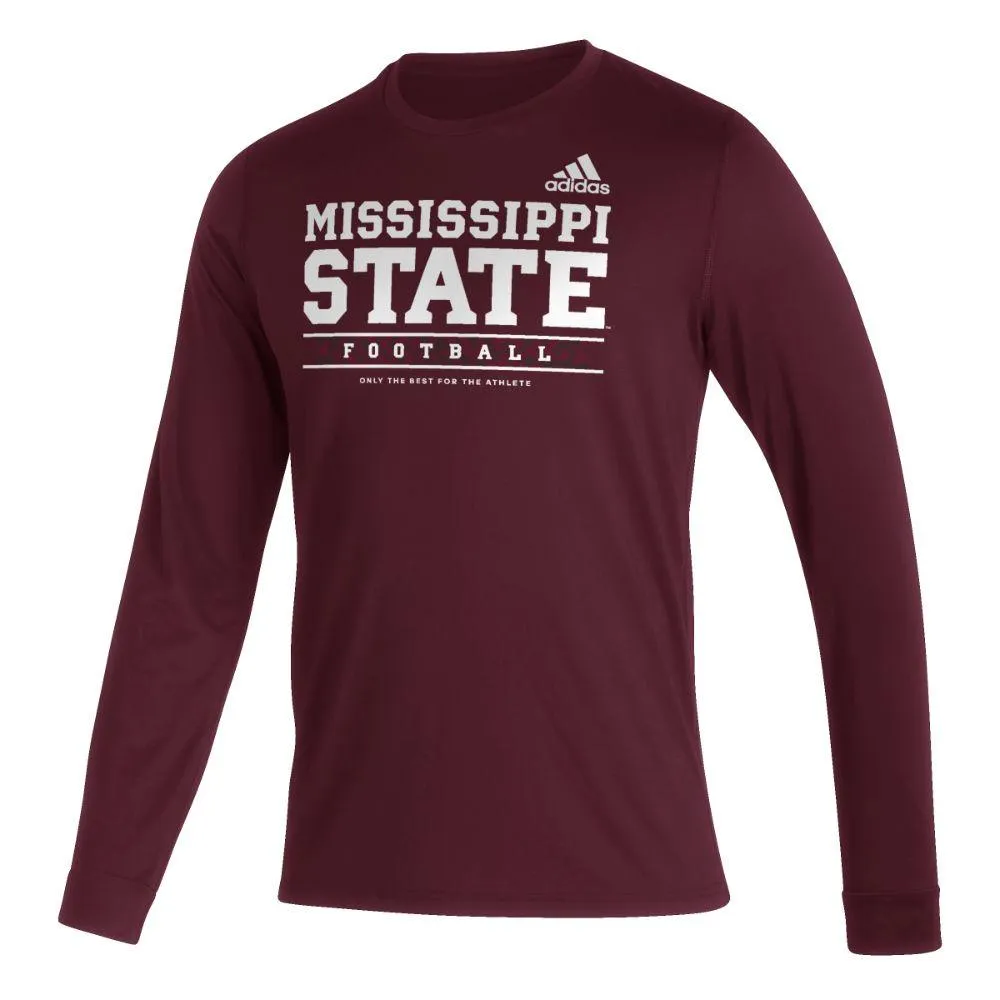 Bulldogs | Mississippi State Adidas Locker Practice Creator Tee Alumni Hall