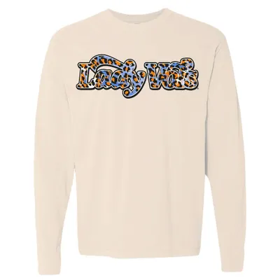 Lady Vols | Tennessee Leopard Print Comfort Colors Long Sleeve Tee Alumni Hall