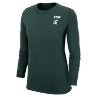 Spartans | Michigan State Nike Women's Cotton Crew Long Sleeve Tee Alumni Hall