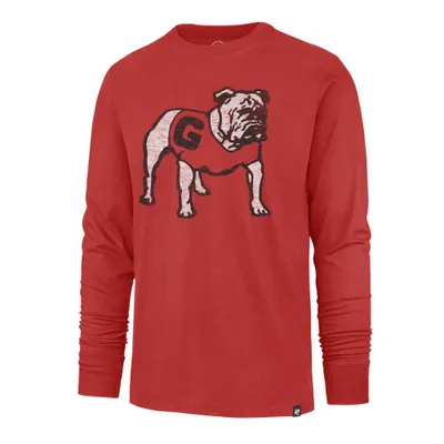 Dawgs | Georgia 47 ' Brand Vintage Standing Bulldog Franklin Long Sleeve Tee Alumni Hall