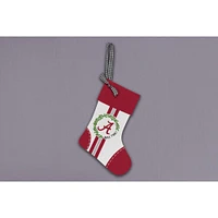 Alabama Magnolia Lane Wooden Stocking Ornament