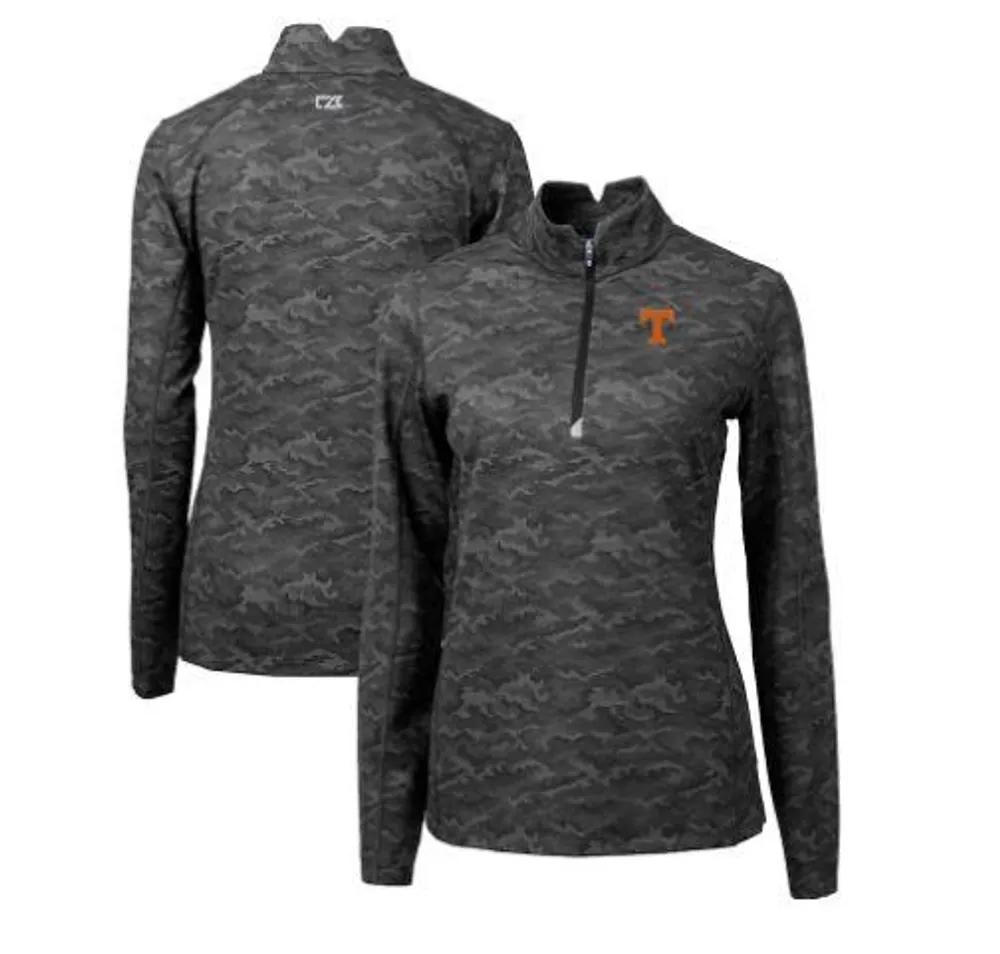 Vols | Tennessee Cutter & Amp ; Buck Women's Traverse Camo 1/4 Zip Pullover Alumni Hall