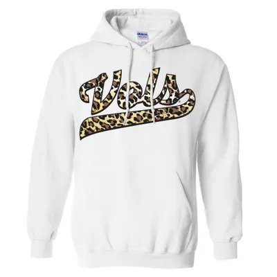 Vols | Tennessee Script Leopard Print Hoody Alumni Hall