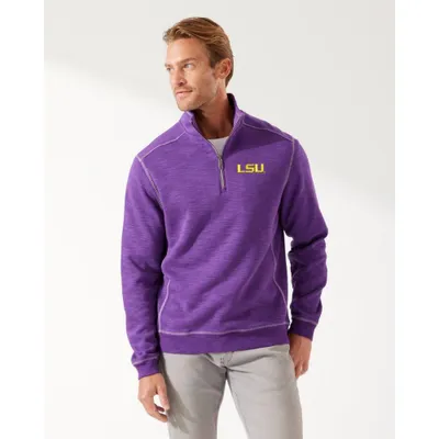 LSU Tommy Bahama Tobago Bay Half Zip