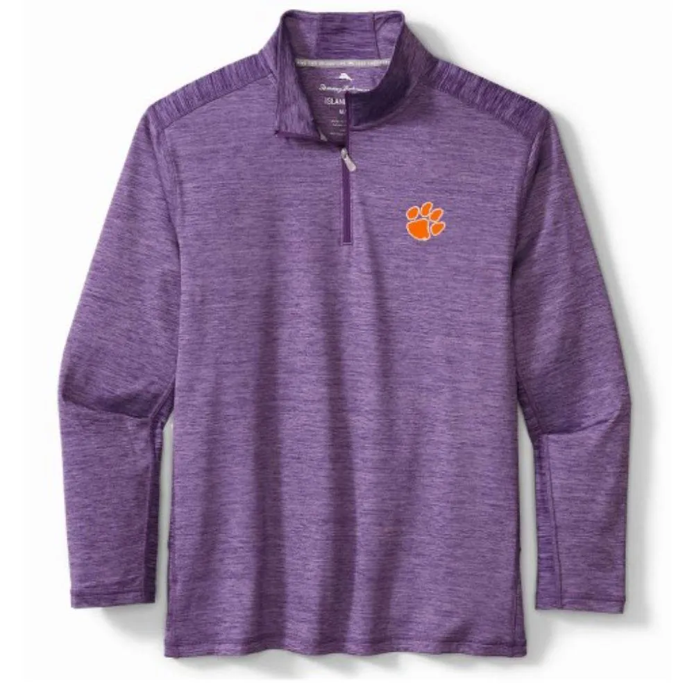 Clemson | Tommy Bahama Delray Half Zip Alumni Hall