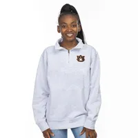 Aub | Auburn Zoozatz Women's Sport Crew 1/4 Zip Pullover Alumni Hall