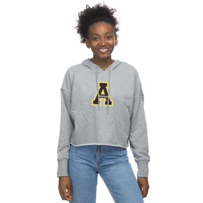 App | Appalachian State Zoozatz Women's Cropped Logo Hoodie Alumni Hall