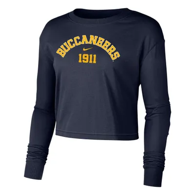 Bucs | Etsu Dri- Fit Cotton Arch Crop Top Alumni Hall