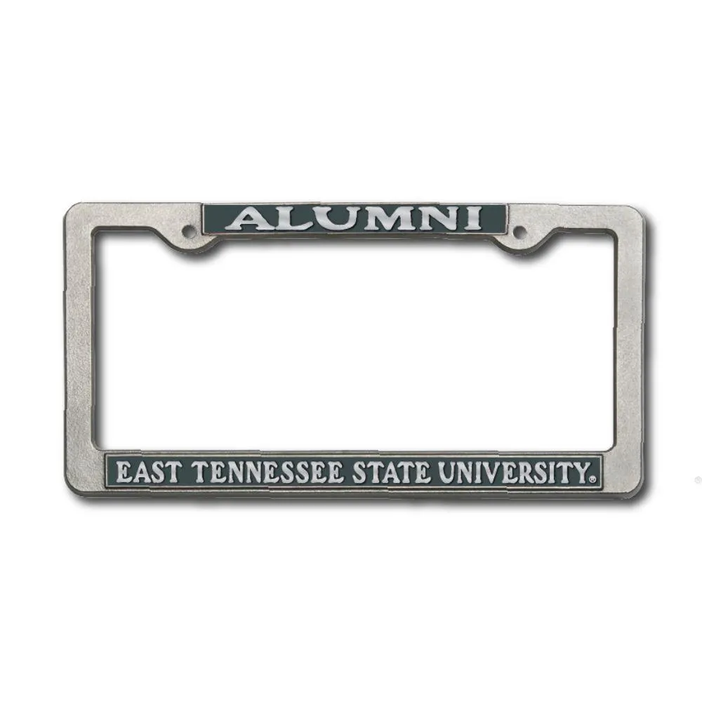  Etsu | Etsu Alumni Pewter License Plate Frame | Alumni Hall