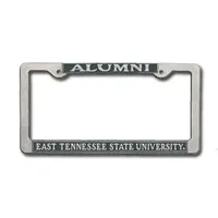  Etsu | Etsu Alumni Pewter License Plate Frame | Alumni Hall