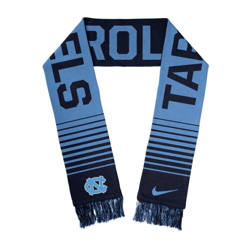  Unc | Carolina Local Verbiage Knit Fringe Scarf | Alumni Hall