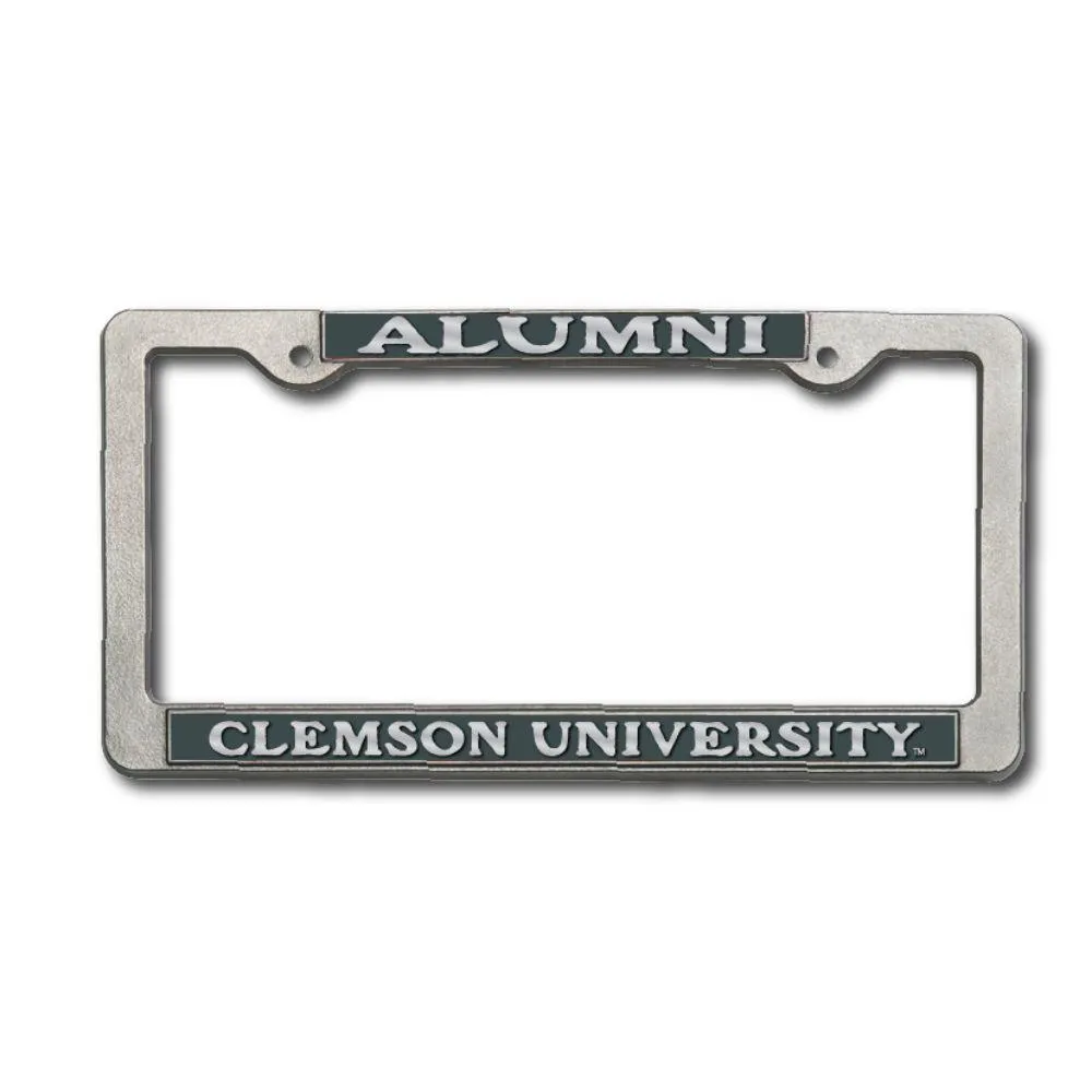  Tigers | Clemson Alumni Pewter License Plate Frame | Alumni Hall