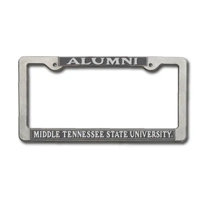 Mtsu | Mtsu Alumni Pewter License Plate Frame | Alumni Hall