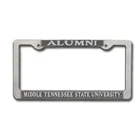 Mtsu | Mtsu Alumni Pewter License Plate Frame | Alumni Hall