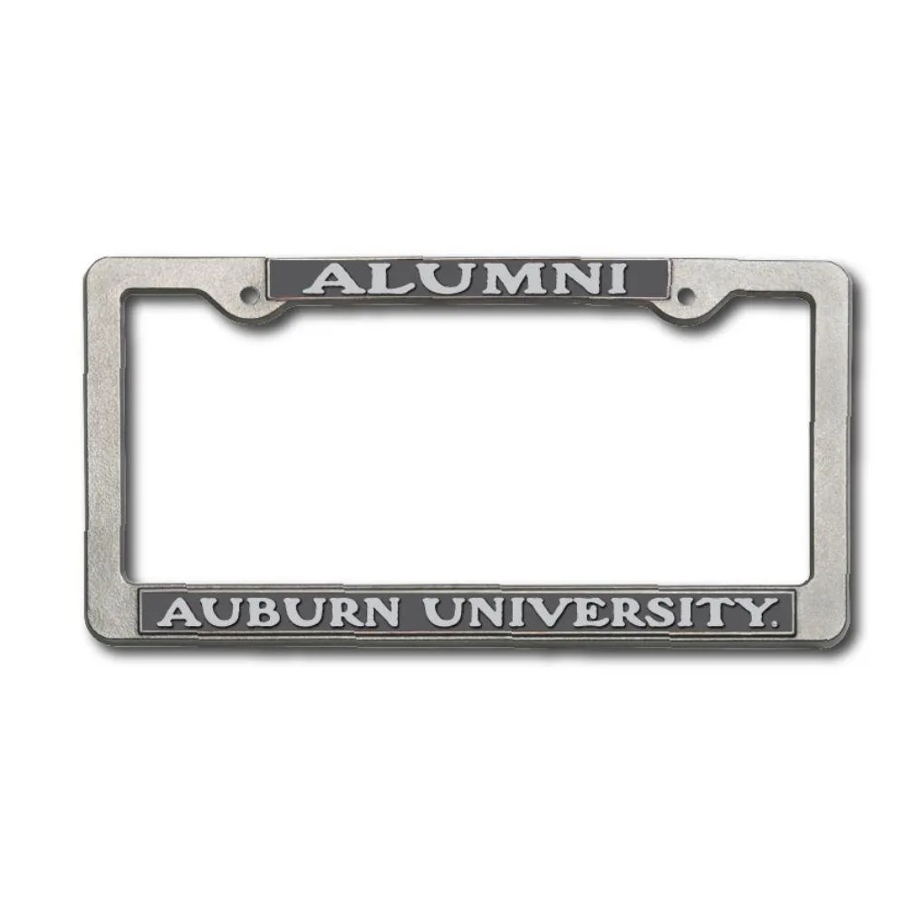  Aub | Auburn Alumni Pewter License Plate Frame | Alumni Hall